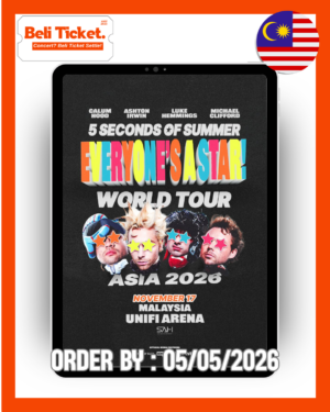 5 Seconds of Summer Malaysia 2026 tickets