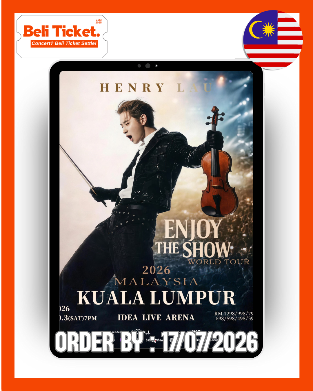 henrylau in malaysia 2026 poster